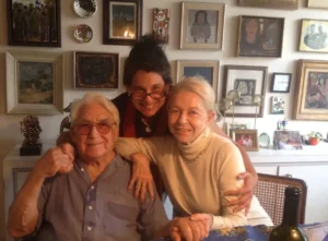 Oswaldo Vigas, Carly Aguilera and Janine Vigas in Caracas